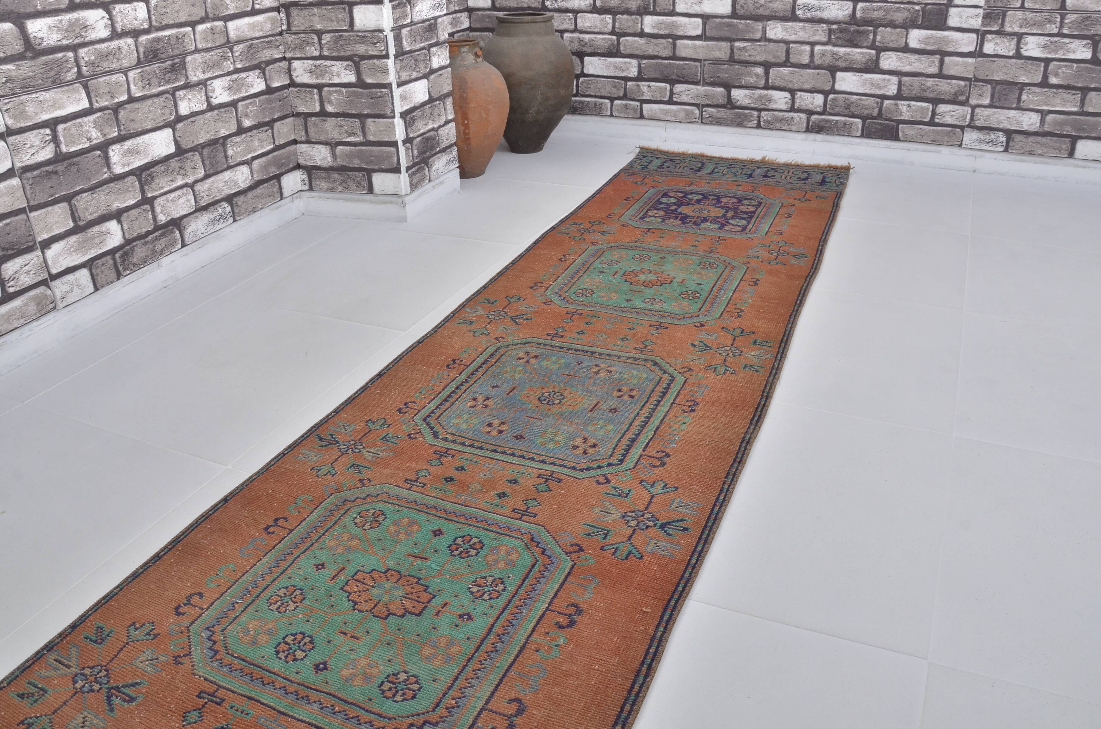 Oushak Anatolian Antique Runner sku2472