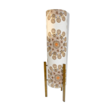 Lamp cardboard and tissue flower by Bruno Munari Italy 1960 s