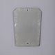 Vintage 1940s Italian design wall mirror with decorated glass