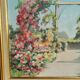 Tableau terrasse fleurie par Montagneux Henri