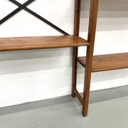 Bibliothèque Moderniste XXL en Pin Massif – Design Années 50 – L164 cm