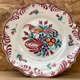 Old Emile Tessier Ceramic Plate Vintage Bird Decor