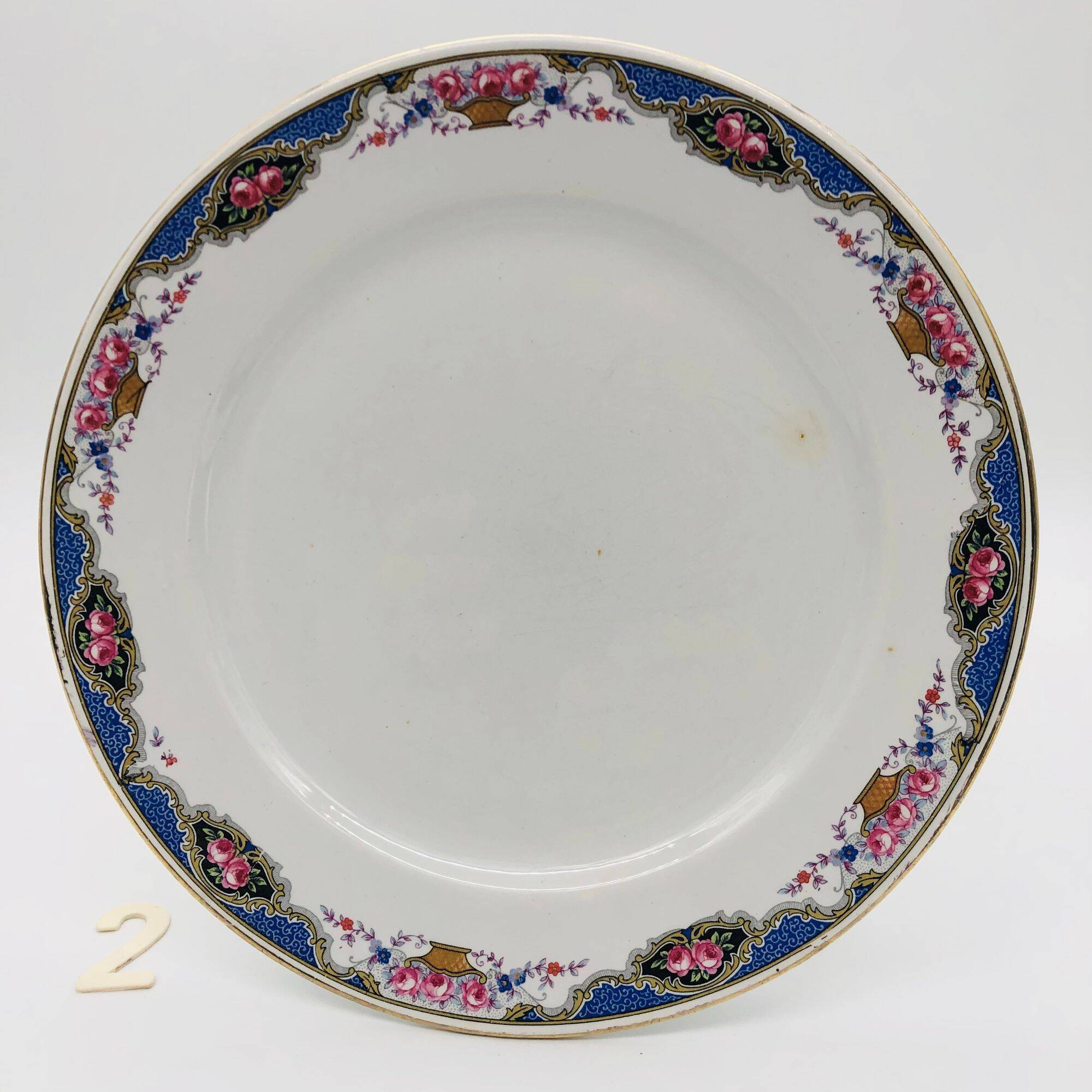6 Flat Plates "Sarreguemines & Digoin"