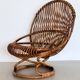 Giovanni Travasa for Bonacina Bamboo Lounge Chair, 1950s