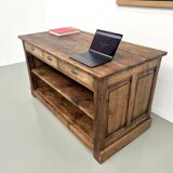 Old pine trading counter, circa 1950