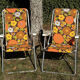 Paire de fauteuils de camping Kettler vintage 70's