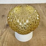 Vintage White Porcelain Ceiling Light, 1970s
