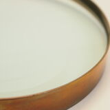 Vintage xxl brass desk magnifying glass