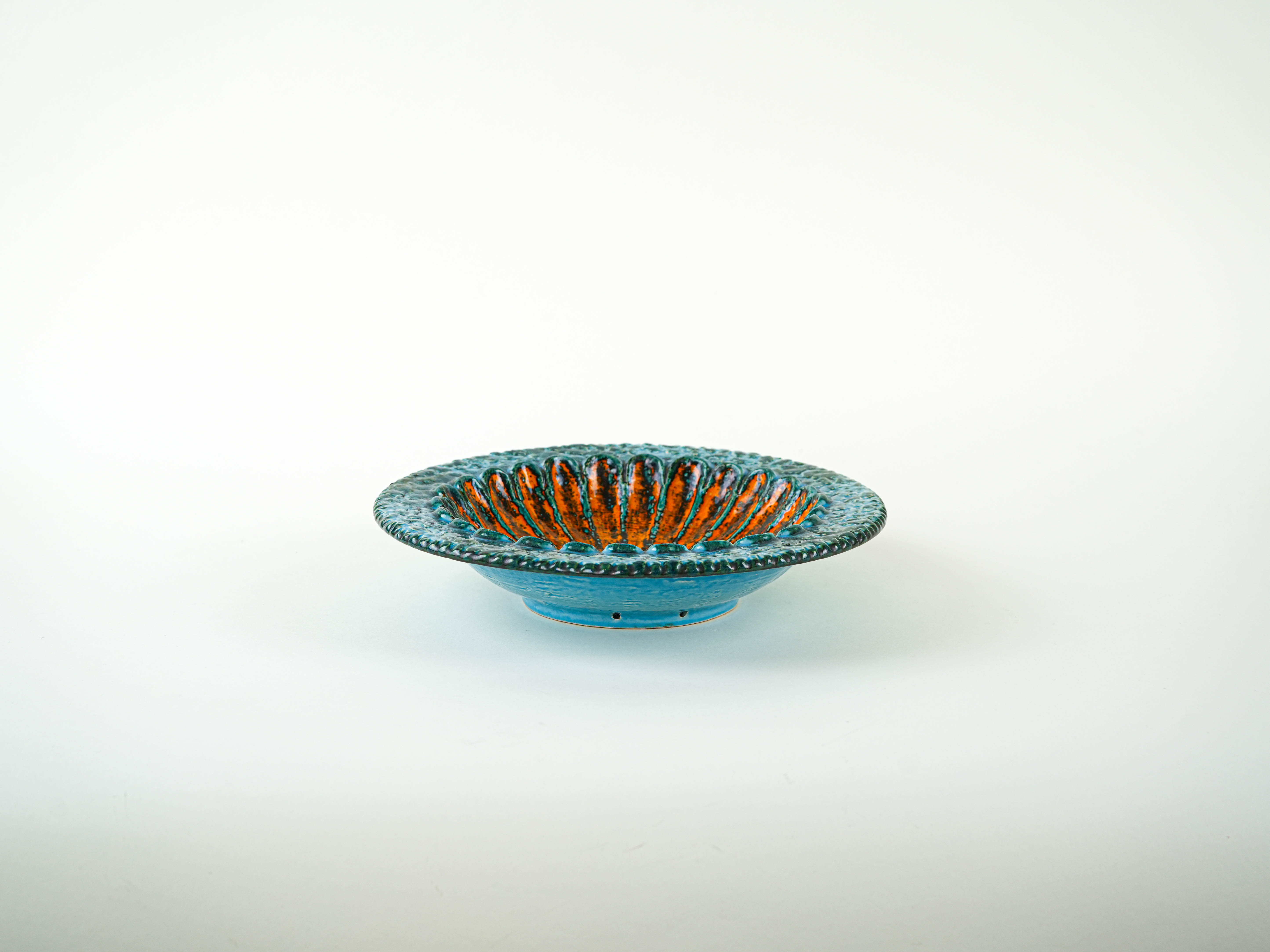 Ceramic plate, German design, 1960s, made in West Germany