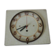 Green/yellow formica wall clock