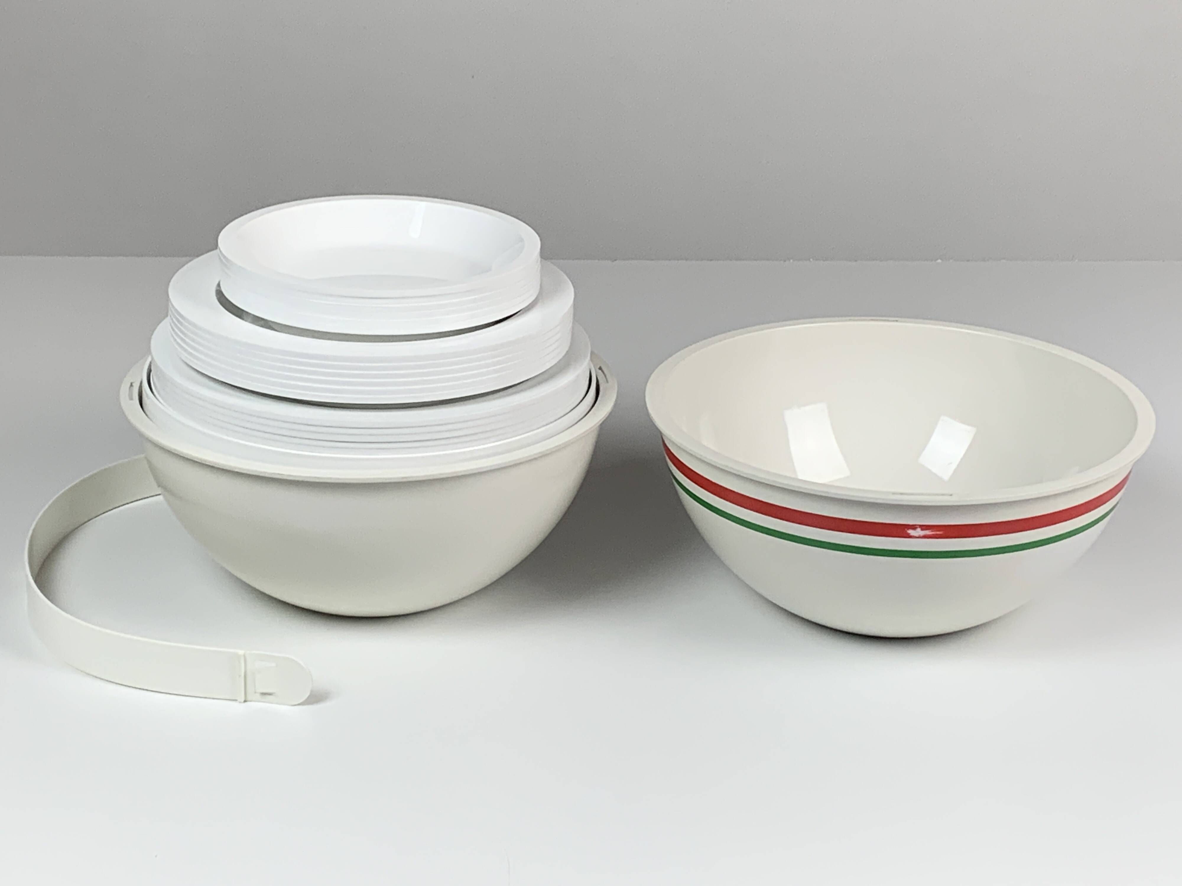 Italian complete picnic set by Carlo Viglino for Guzzini, 1960s