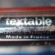 Desserte pliable Textable