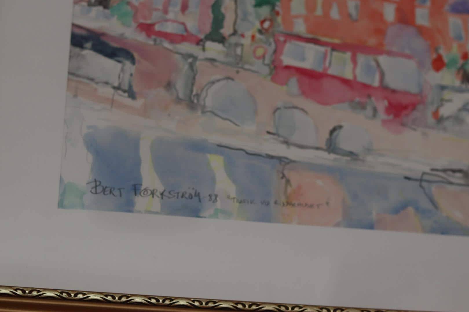 « Le trafic à la Maison du Chevalier » par Bert Forkström