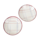 2 assiettes calotte Gien france, modèle brigitte 1938-1960