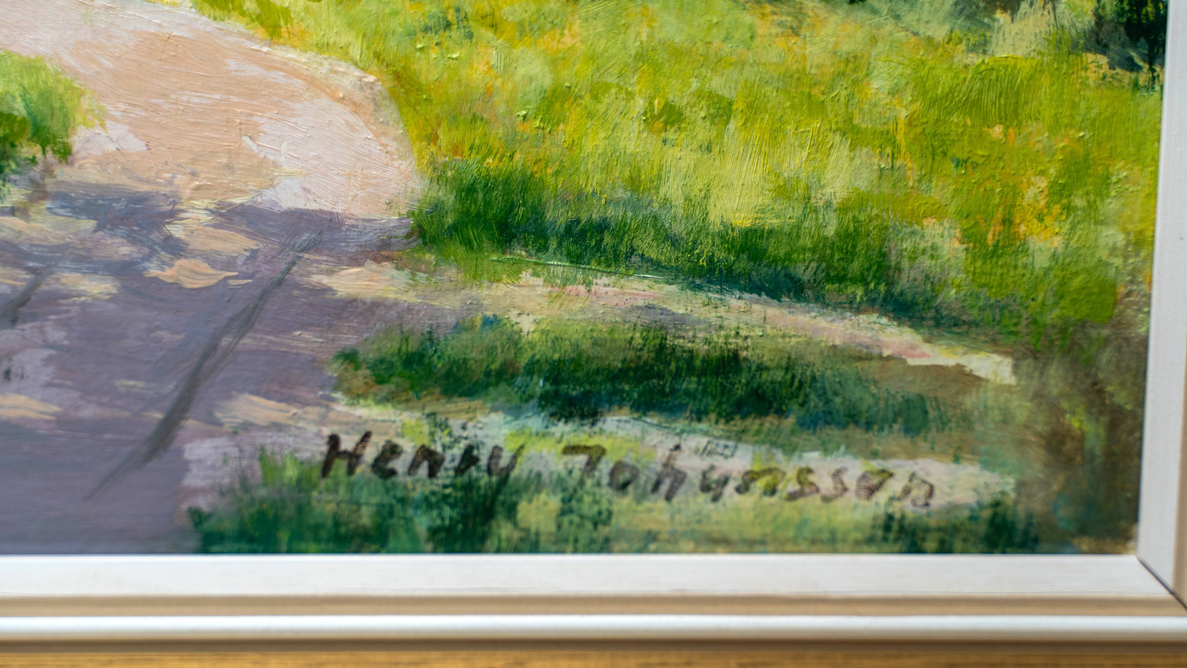 1970's Swedish painting by Henry Johansson