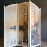 Old painted screen