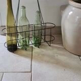 Old metal bottle holder