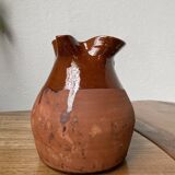 Glazed earthenware jug
