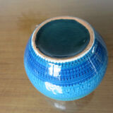Ceramic pot cover Rimini Blue 60s