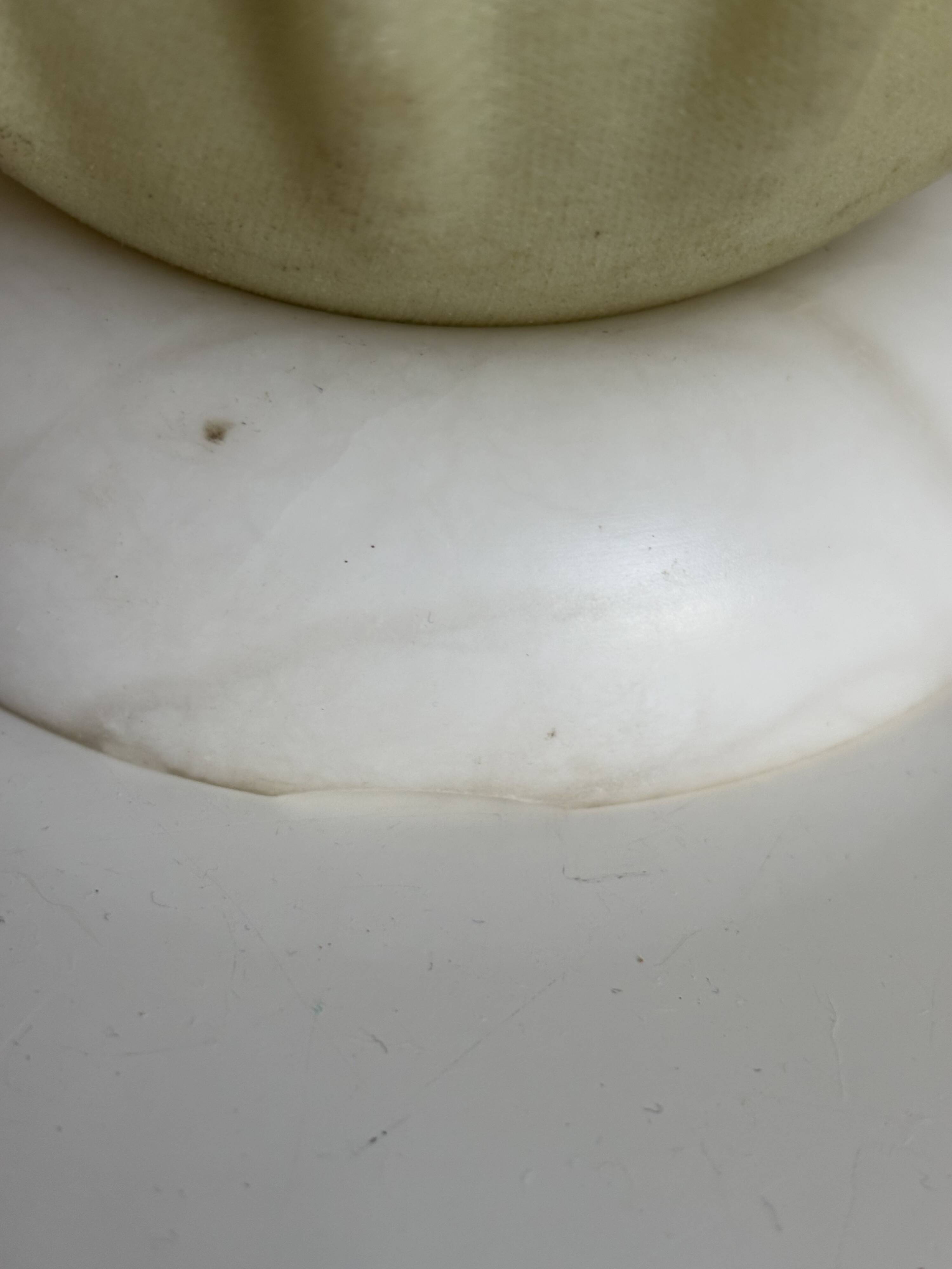 Lampe vintage 1970 de table Ophélie Georgia Jacob vert amande - 37 cm