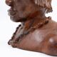 Buste africain de Joseph Bansimba sculpté en wengé - XXe siècle