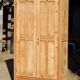 Old industrial wooden locker room - Parisian fir wardrobe