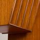 Danish vintage teak bookcase with a hidden desk, 1960s
