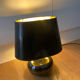 Black ceramic lamp max idlas antique
