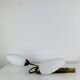 Pair of 1950s wall lights in brass and opaline tulips, Lunel/Arlus