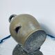 Grey stoneware jug of the botijo type, Spanish gargoulette