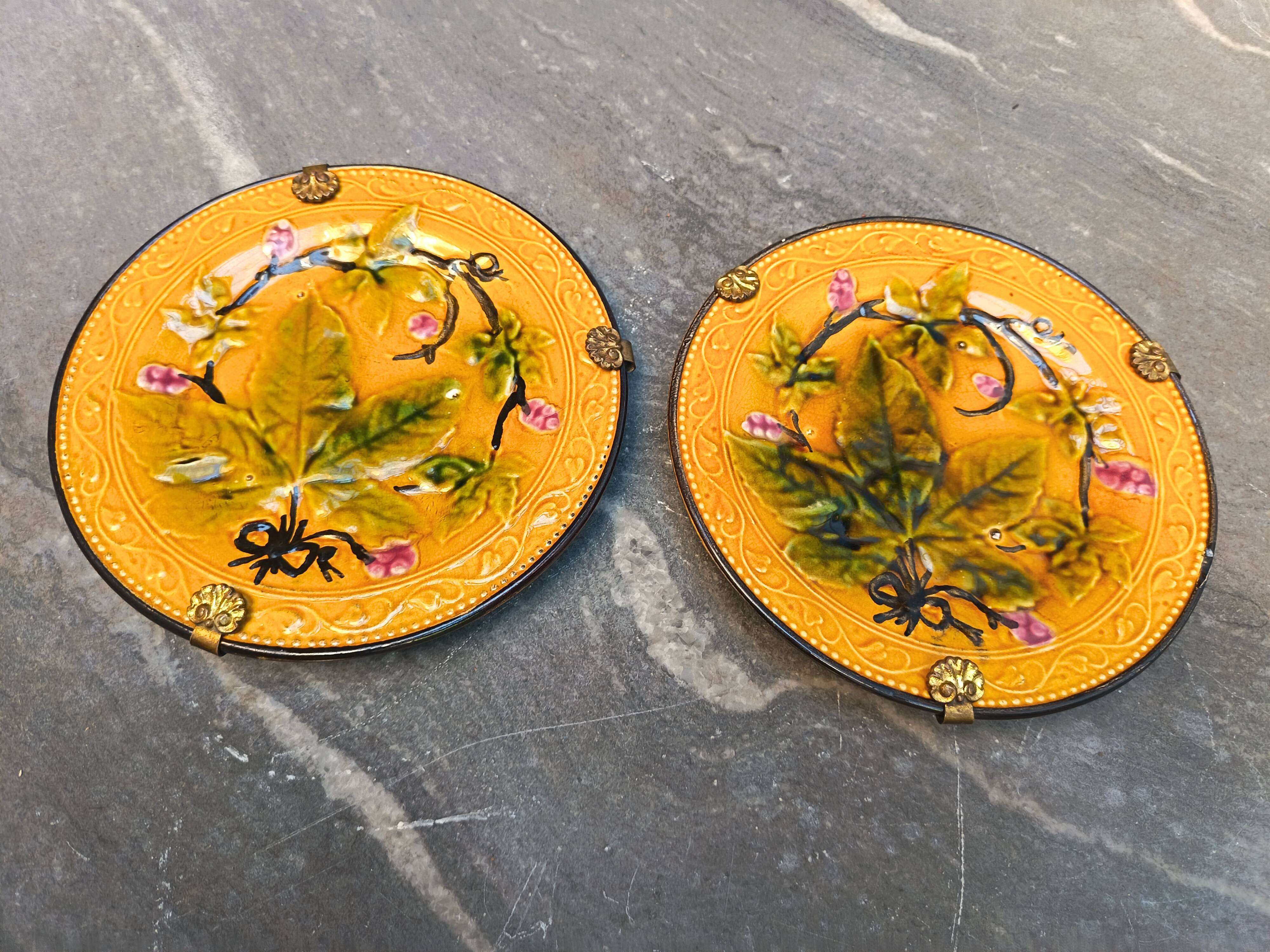 Antique slipware plates