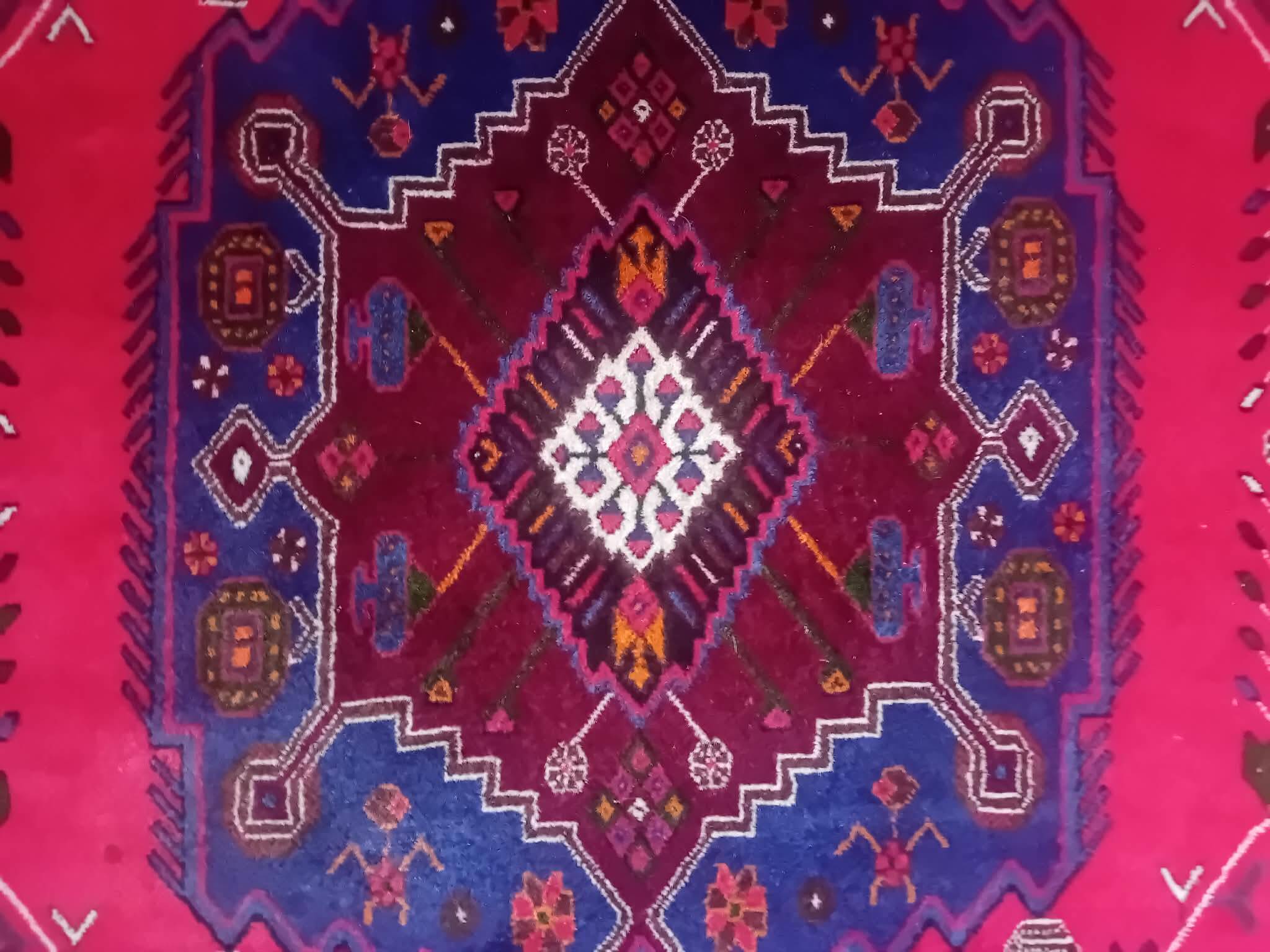 Handmade Persian Hamadan rug 237x169cm