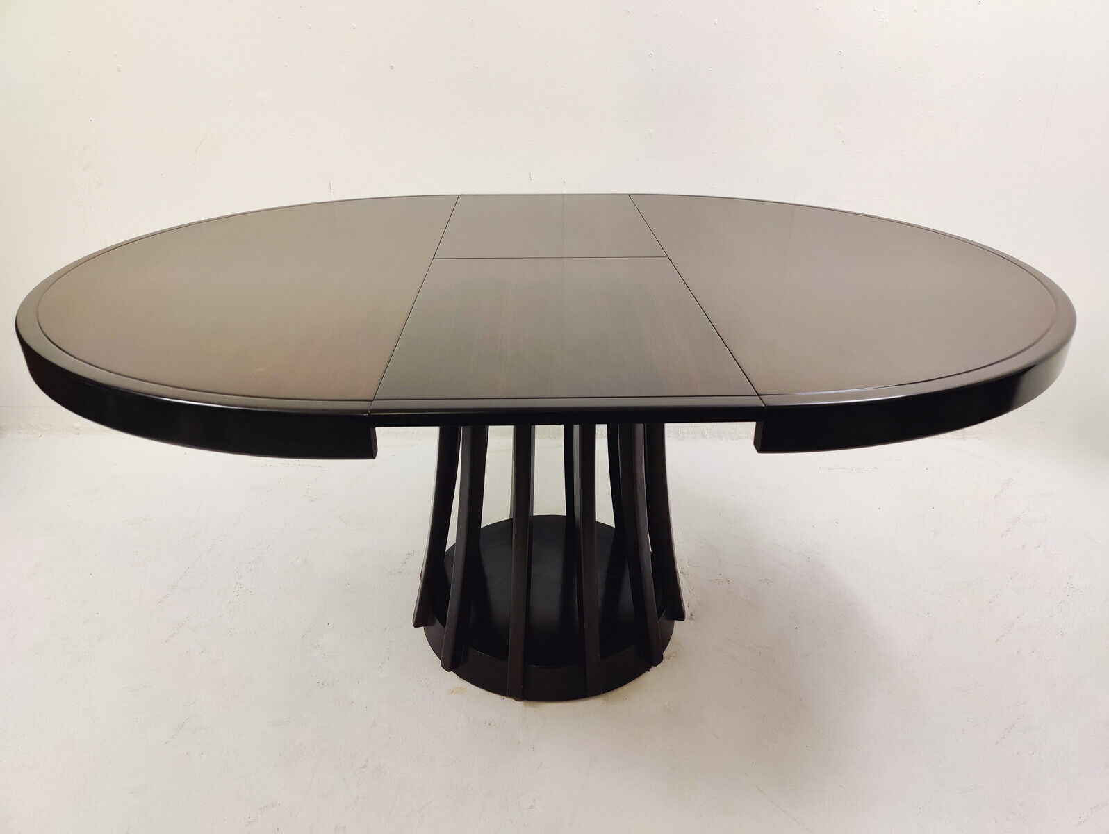 Mid century modern extendable dining table
