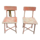 Set of 2 children's chairs