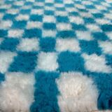 Bluka checkered rug 175x130