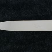 12 dessert knives Boulenger in silver metal stainless steel blade modele regence berry