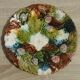Ceramic Majolica Barbotine Plate