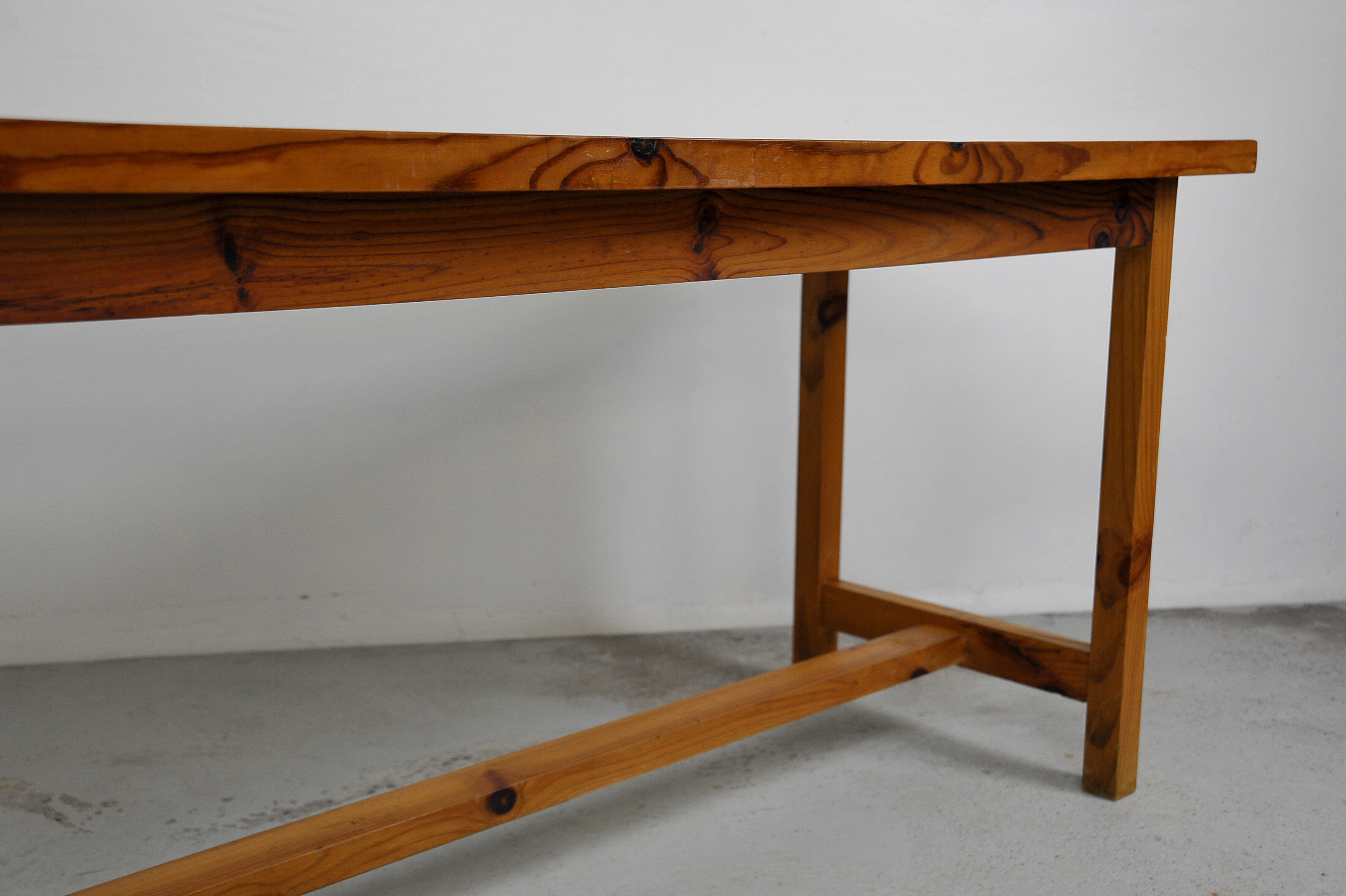 Solid pine table 1970s