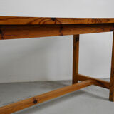 Solid pine table 1970s