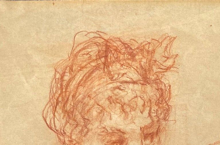 Blood portrait of a woman Period Napoleon I Early nineteenth century