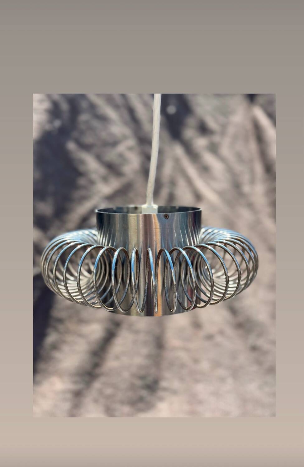 Pair of 70's Andrea Lazzari pendant lights for Morosini