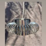 Pair of 70's Andrea Lazzari pendant lights for Morosini