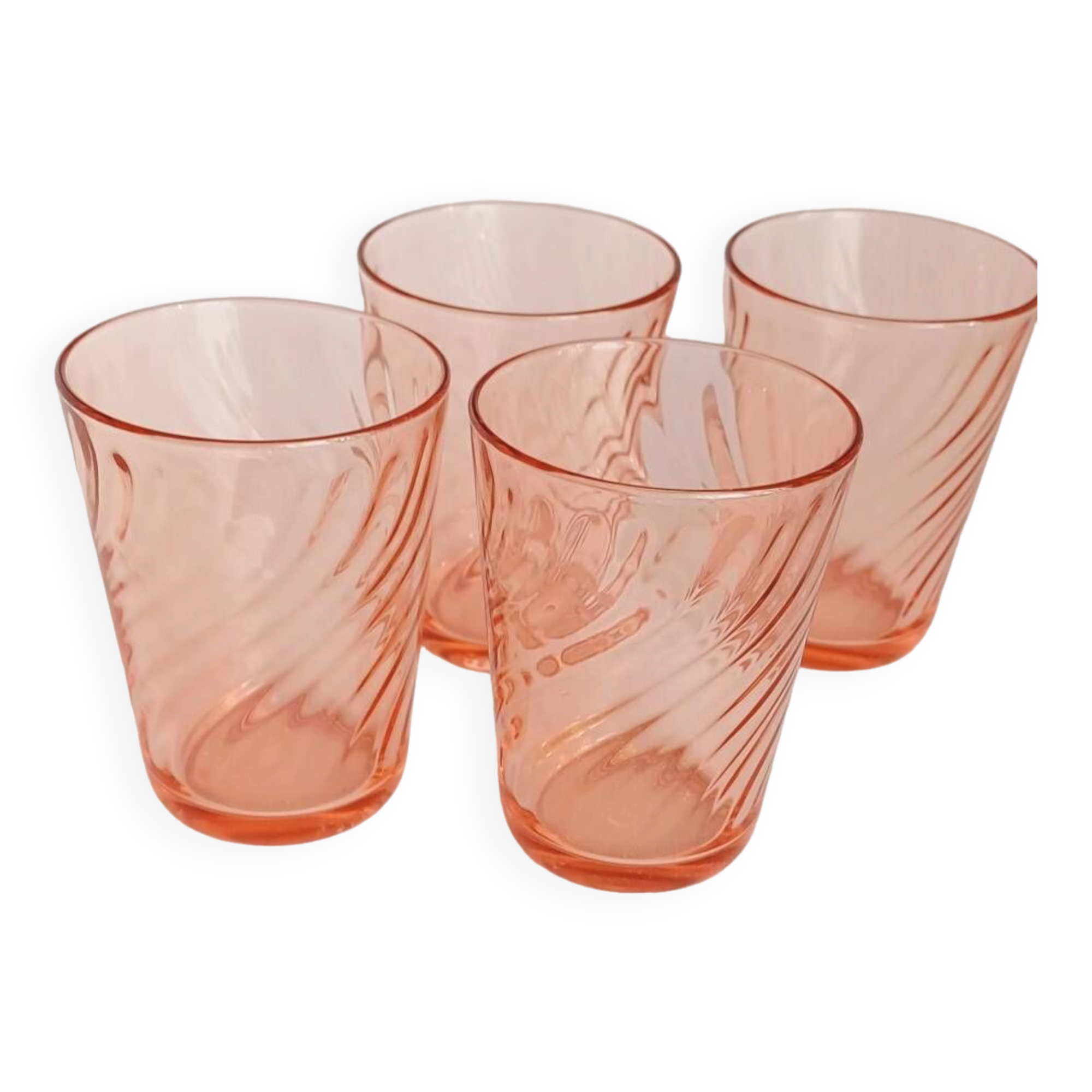 Pink Rosaline water glasses