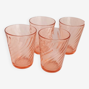 Pink Rosaline water glasses