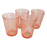 Pink Rosaline water glasses