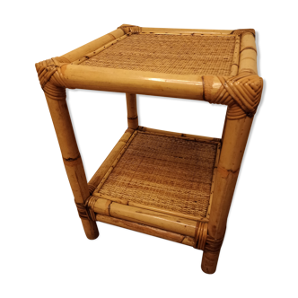 End sofa bamboo cannage