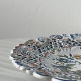 Openwork earthenware plate from Rouen