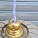 Suspension en nacre et laiton 1940