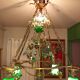 Very large art nouveau chandelier Murano (1 meter)
