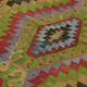 Turkish Handmade Vintage Anatolian Kilim 190 cm x 292 cm